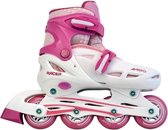 AMIGO Racer Inlineskates - Skeelers voor meisjes - Roze/Wit - Maat 34-37
