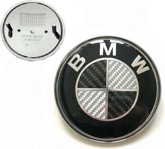 Heb geleerd slinger Makkelijk in de omgang Gdsbrands© - BMW - Bmw Logo - BMW Embleem Carbon - Logo Carbon 82mm -  motorkap -... | bol.com