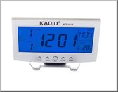 Multifunctionele klok met LCD-achtergrondverlichting datum, alarm en temperatuur