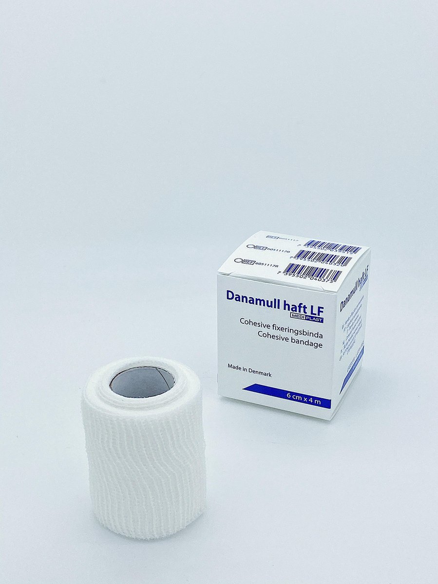 Goedkoopste Danamull Haft Zelfklevend Fixatiewindsel 6cm x 4m - 10 stuks