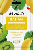 Gracja Face Mask Banana + Kiwi, 1 Box 8 Pieces