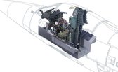 1:12 Italeri 2991 F-104 G Cockpit Plastic Modelbouwpakket