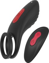 Kiotos Vibez Player Vibrator met Cockring - zwart