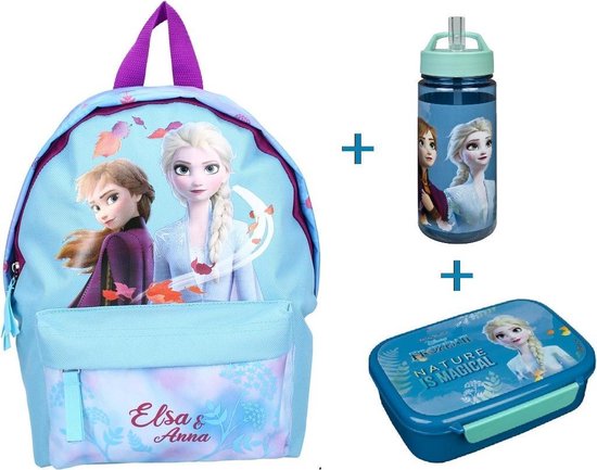 Disney Frozen II It's Me Again - 3 in 1 set - Kinderrugzak + drinkbeker +  broodtrommel | bol.com