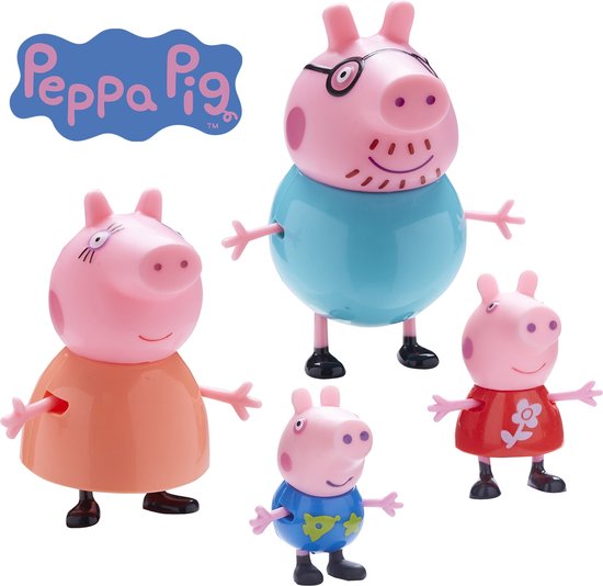 Peppa Pig - Coffret Famille (4 Figurines) | bol