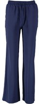 Only soepele blauwe wijde loose fit broek polyester - Maat 38