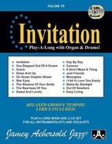 Volume 59: Invitation Play-A-Long with Organ & Drums! (with 2 Free Audio CDs): Relaxed Groove Tempos! Lyrics Included