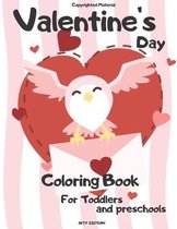 Valentine's Day Coloring Book For Toddlers and preschools