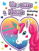 Unicorns & Hearts Coloring Book