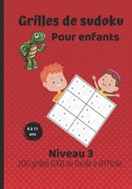 Grilles de sudoku pour enfants - niveau 3 - 6 a 11 ans