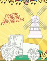 Tractor Coloring Book For Kids