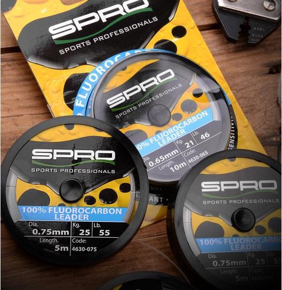 Spro 100% FC Leader - 0.75mm - 25kg - 5m - Fluorocarbon Lijn van Spro — afbeelding 5