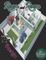 Room and Room Interior design coloring book