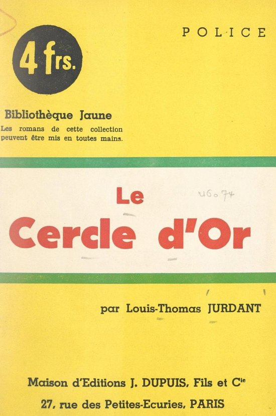 Le cercle d'or - cover