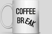 Mok "Coffee Break" - Thee/Koffie Mok - Keramiek - 325 ml