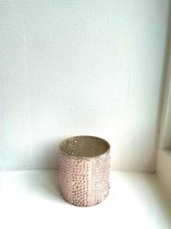 Decoratie vaas Shine - Pink - Small - Ø10 x H10