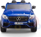 Elektrische Kinderauto Mercedes Benz GLC 63 S Blauw 2 Persoons 12V Met Afstandsbediening 4 MOTOREN