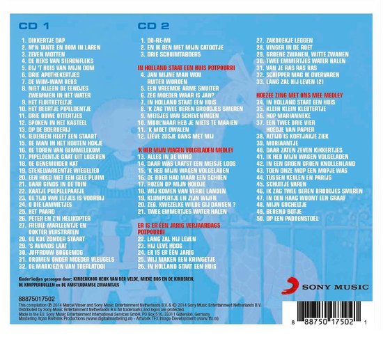 Dikkertje Dap en 80 bekende kinderliedjes (CD)
