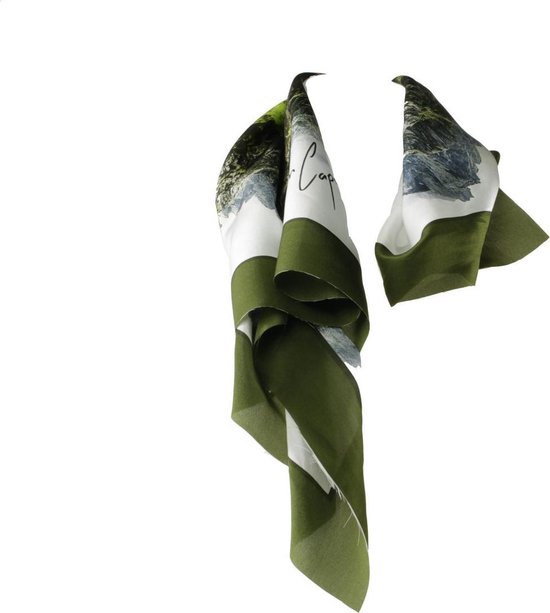 PinC zijden kunst sjaal Mountain Adrianna Dieleman 100% zijde 65 x 65 cm