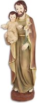 Jozef van Nazareth - Resin beeld - Baby jezus - 40,3 cm hoog