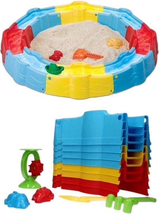 Glim® Zandbak speelgoed - Stapelbaar – speelgoed – Jongen & meisje – Zomer... | bol.com