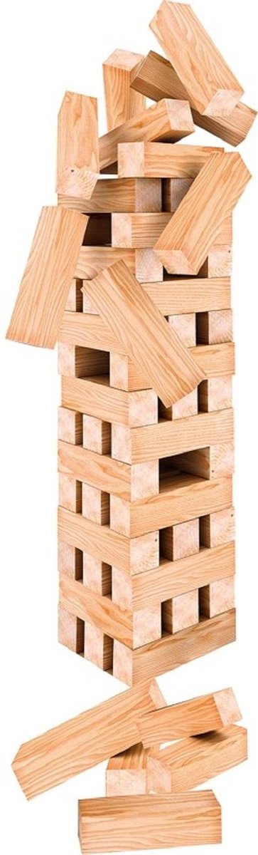 Generic Jenga en bois jeu de tour d'empilage avec 54 blocs de bois