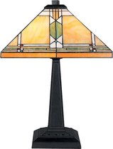 Tiffany stijl tafellamp - glas in lood - 59,5 cm hoog