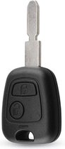 Autosleutel 2 knoppen met NE78 sleutelblad  geschikt voor Peugeot sleutel 406 / Peugeot 607 / peugeot sleutel behuizing.