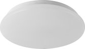 Platinet plafond lamp / plafonniere, 18W, 3000K, frosted, 30 cm doorsnede, 1680lumen