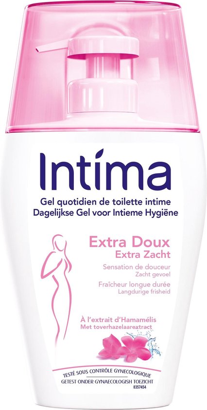 Intima Gel nettoyant quotidien extra doux pour la toilette intime Duo