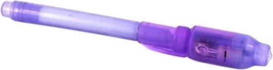 Jumalu UV pen met onzichtbare inkt - spionnen pen - geheime boodschappen  -... | bol.com