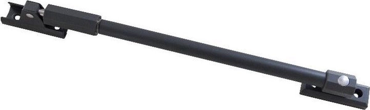 1x Raamuitzetters / tele-uitzetters grijs telescopisch 35 cm