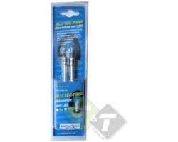 Aluminium deurpinnen VW met ledlamp blauw, voor alle deurpinnen behalve VW Gold IV, Beetle, Seat Ibiza en Cordoba