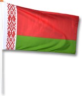 Vlag Wit Rusland 100x150 cm.