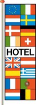 Vlaggen met tekst Hotel 240 x 90 cm