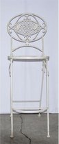 Klassiek witte stoel - Barkruk - Metaal - 116 cm hoog