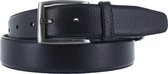 Bradbury - Klassieke lederen herenriem -  Zwart - 90 cm