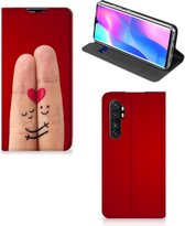 Stand Case Cadeau voor Vrouw Xiaomi Mi Note 10 Lite Smart Cover Liefde