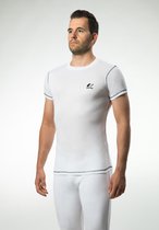Ondergoed Santec Heren Thermo T-Shirt Poly. Interlock  XS Helder Wit