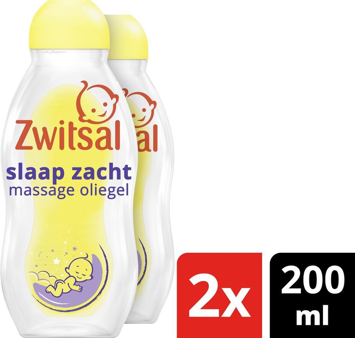 Zwitsal Baby Massage Olie Lavendel - 2 x 200 ml - Voordeelverpakking - Zwitsal