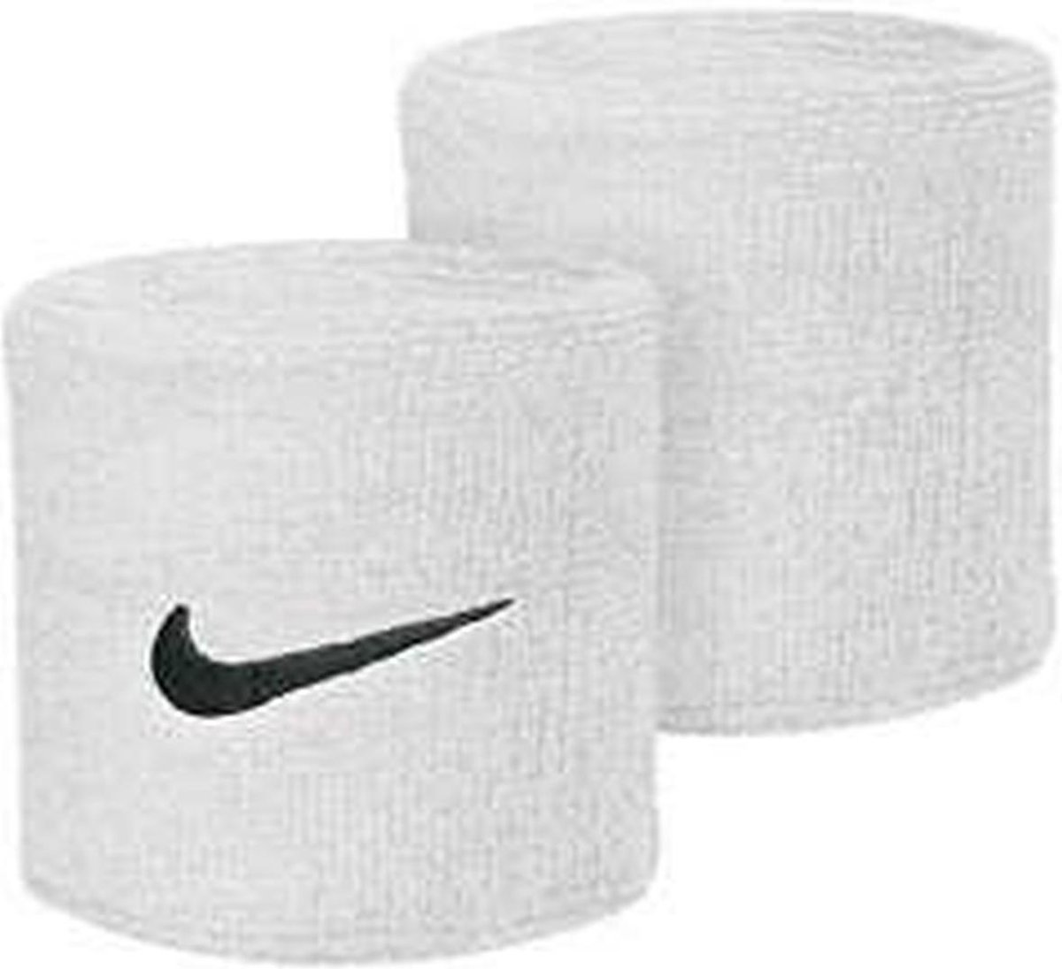 Nike wristbands swoosh Wit