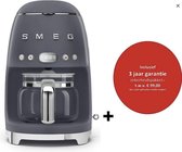 Smeg koffiezetapparaat - Leigrijs + 3 jaar garantie