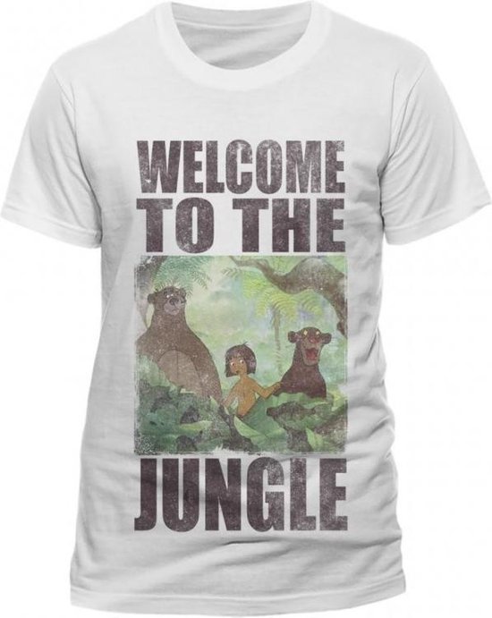 JUNGLE BOOK - T-Shirt IN A TUBE- Welcome to the Jungle (L) | bol.com