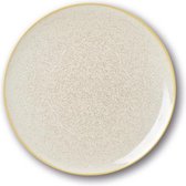 Set van 4 grote porseleinen dinerborden – Ø 27 cm – Crema kleur – voor alle gerechten