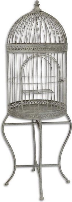 Cage classique sur pied - Cage à oiseaux - En métal - 120,5 cm de hauteur |  bol