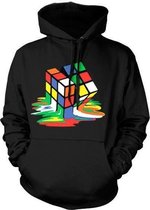 Merchandising RUBIK'S - Sweatshirt Melting Rubik's - Cube - Black (XL)