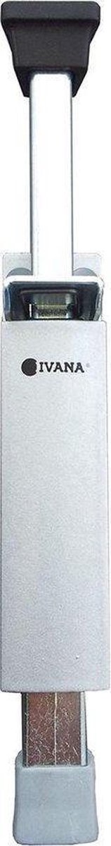 Ivana Deurvastzetter Dvg90 Zilver Gelakt - 90mm