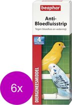 Beaphar Anti-Bloedluisstrip - Vogelapotheek - 6 x 2 stuks