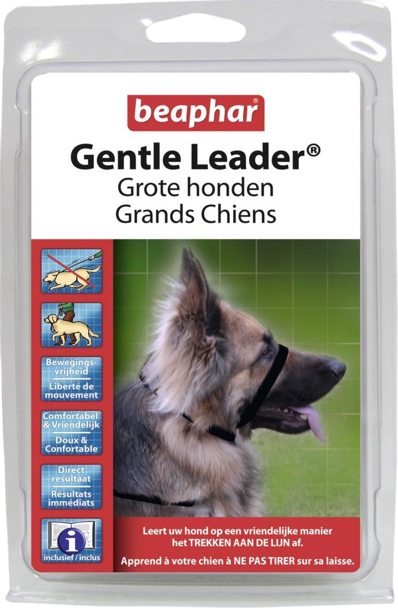 Beaphar Gentle Leader - Zwart - 54 cm - Grote Honden - Beaphar