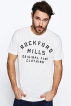 Rockford Mills Heren T-shirt Wit - Maat S